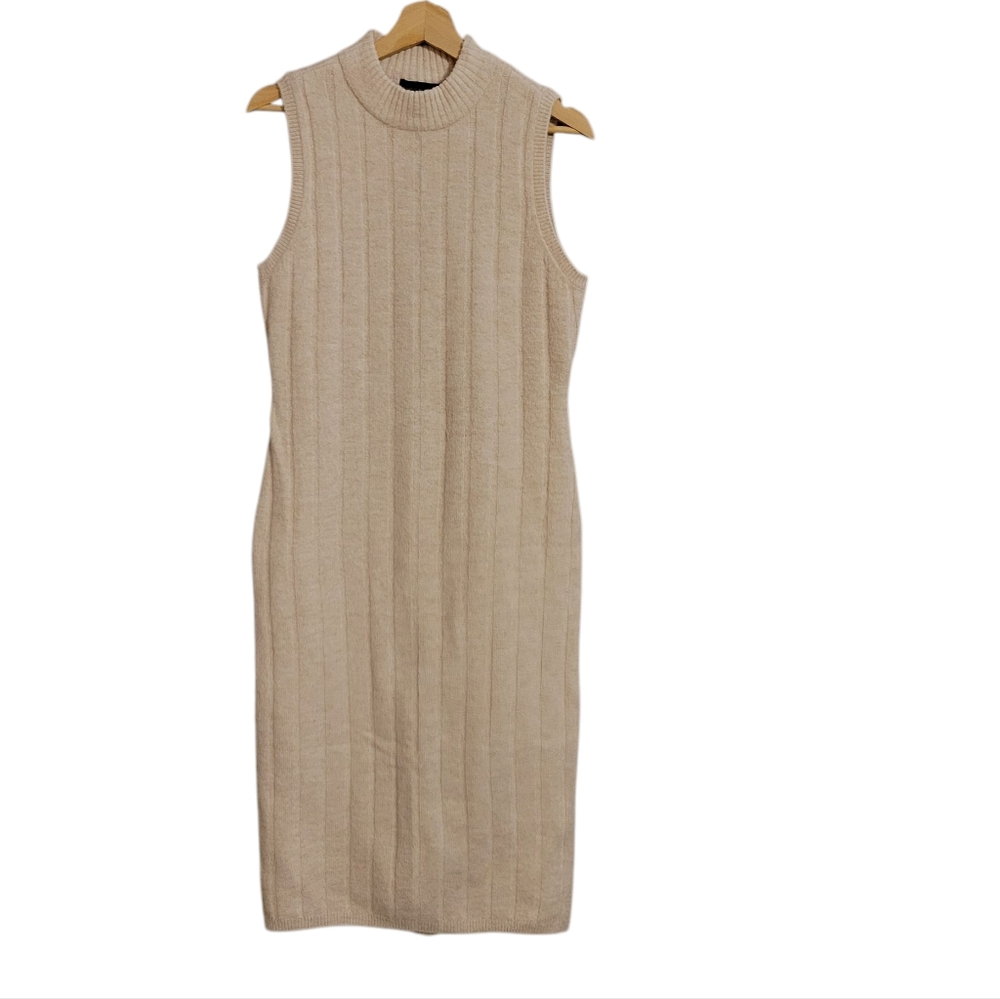 House Of Harlow Pink Knit Midi Sweater Dress